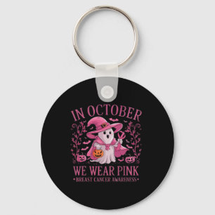 Porte-clés En Octobre, Nous Portons Pink Breast Cancer Sensib