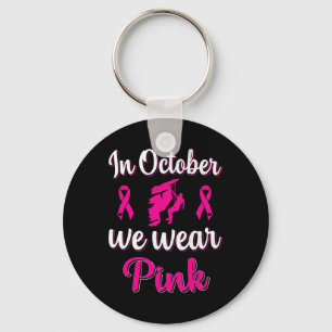 Porte-clés En Octobre Nous Portons Pink Breast Cancer Sensibi