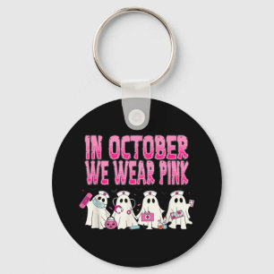 Porte-clés En Octobre Nous Portons Pink Nurse Cancer du Sein