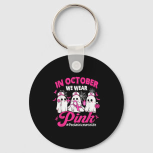 Porte-clés En Octobre Nous Portons Pink Pédiatric Nuring Life