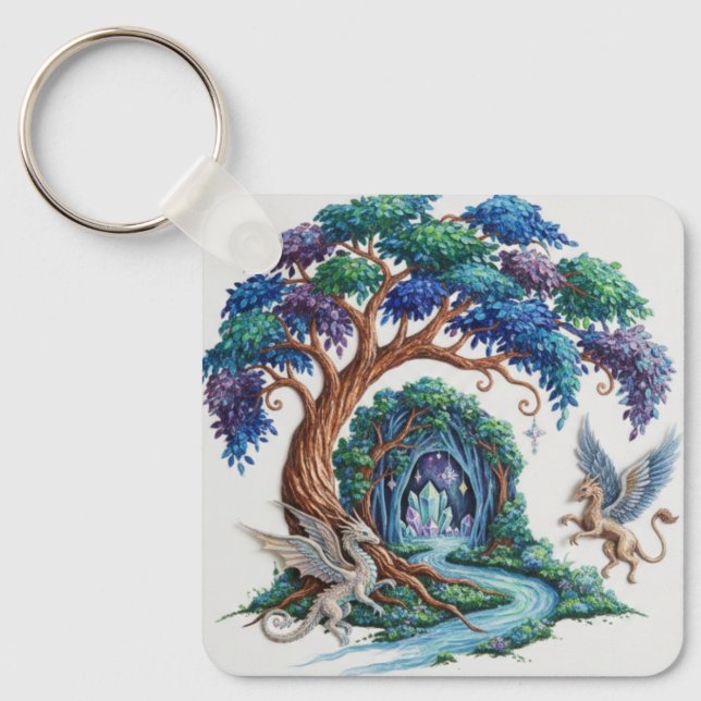 Porte-clés Enchanted Forest Keychain - Tree of Life  (Recto)