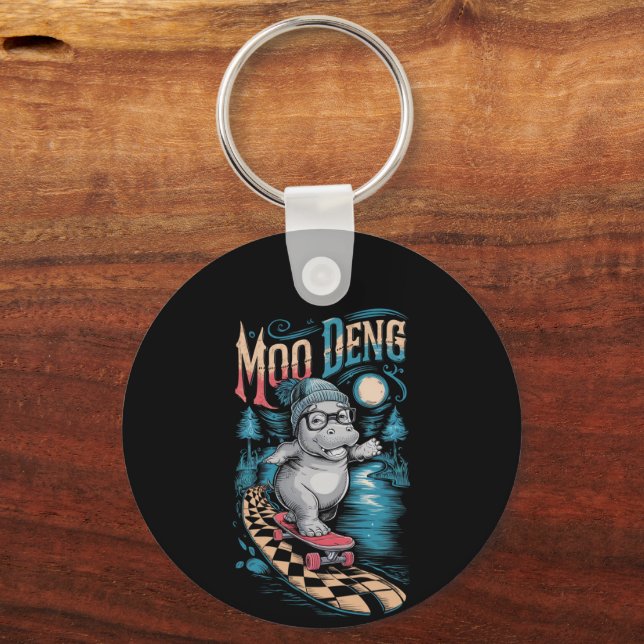 Porte-clés Enchanter Moo Deng Hippo (Recto)