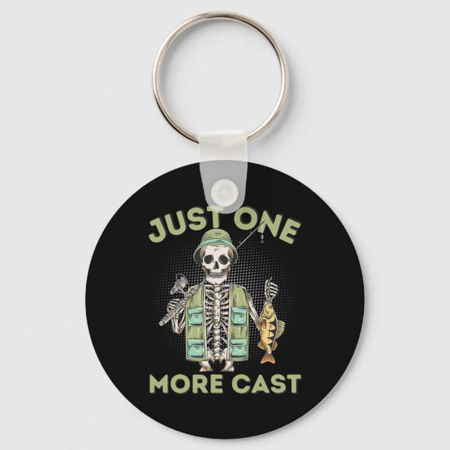 Porte-clés Encore un lancer - Fun Skeleton Fisherman  (Recto)