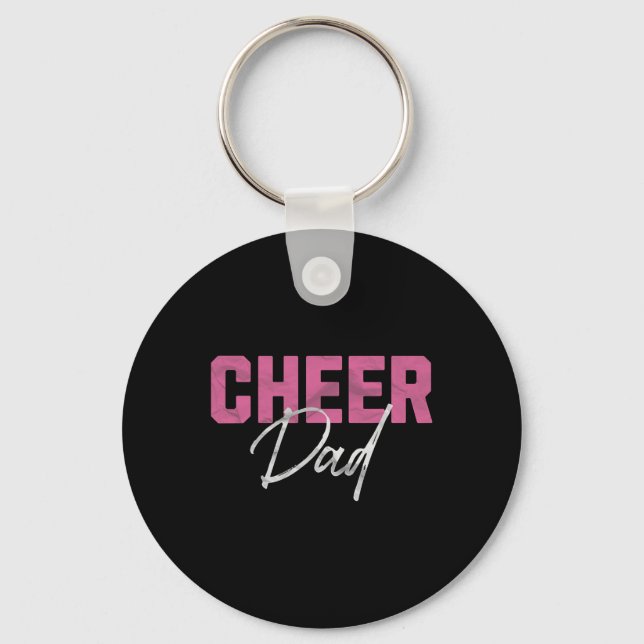 Porte-clés Encourage Papa Rose Cheerleading _5  (Recto)