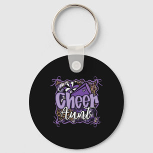 Porte-clés Encourager Tante Tatie Arc Sport Pom-pom girl Chee