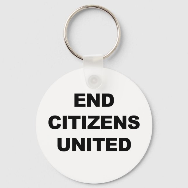 Porte-clés End Citizens United (Recto)