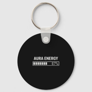 Porte-clés Énergie Aura À 67 Drôle Six Sept Mème Gen Alpha M