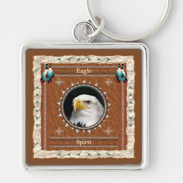 Porte-clés Énergie de l'esprit de l'aigle (Devant)
