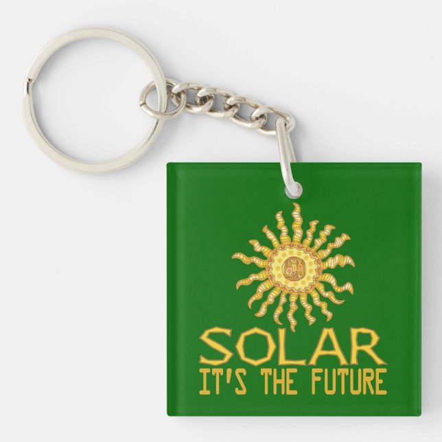 Porte-clés Énergie solaire (Devant)