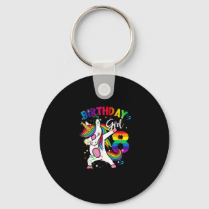 Porte-clés Enfant 8 ans 8e anniversaire Cadeau Dabbing Unicor