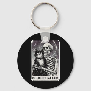 Porte-clés Enfant Chat Lady Tarot Vintage
