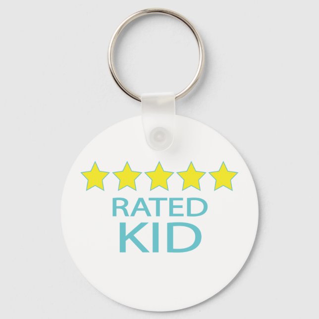 Porte-clés Enfant cinq étoiles (Recto)