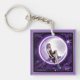 Porte-clés Enfant de la Lune Violette