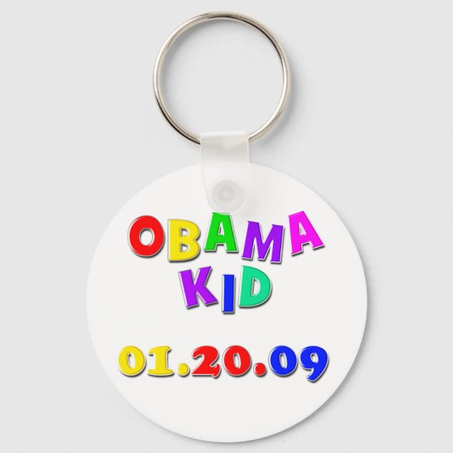 Porte-clés Enfant Obama (Recto)