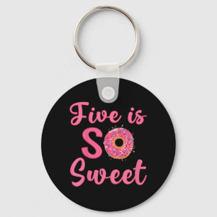 Porte-clés Enfants 5e Donut Anniversaire fête 5 ans Sweet
