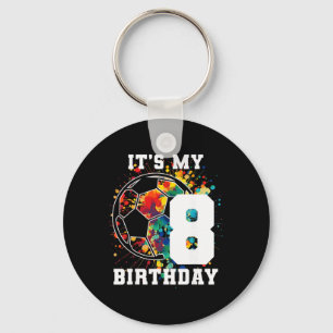 Porte-clés Enfants 8e anniversaire Football Byll Fête d'anniv