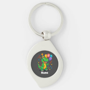Porte-clés Enfants Dino Anniversaire Personnalisés