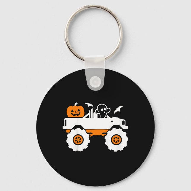 Porte-clés Enfants Fantôme Citrouille équitation Monster Cami (Recto)