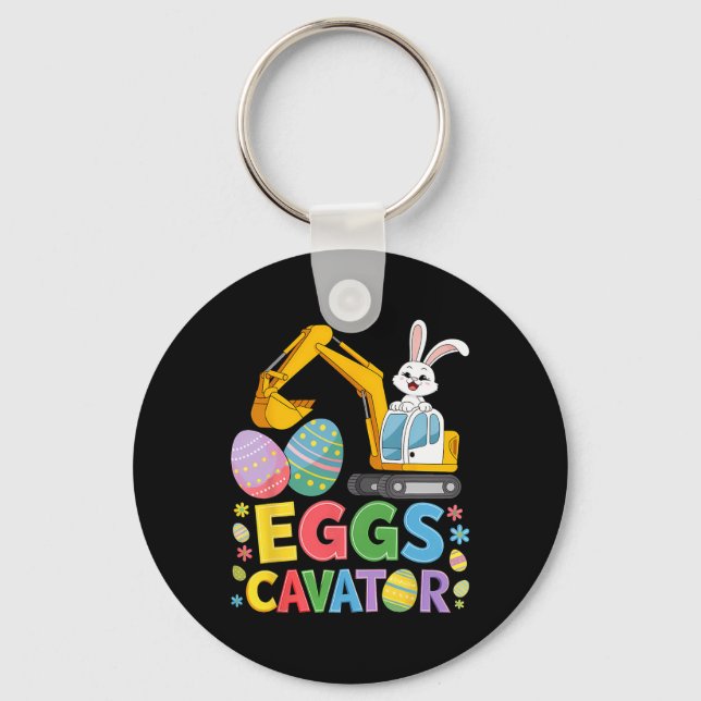 Porte-clés Enfants garçons Eggscavator Easter Egg Chasse Cons (Recto)