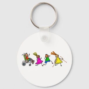 Porte-clés Enfants handicapés