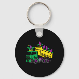 Porte-clés Enfants Mardi Gras Camion Camion Cute Construction