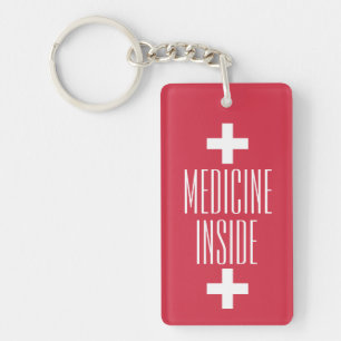 Porte-clés Enfants Médicale de symbole de médecine rouge