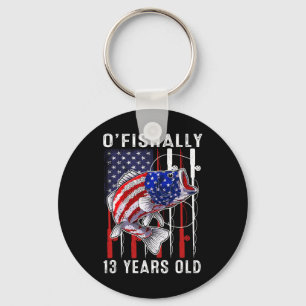 Porte-clés Enfants O'fishally 13 Ans Anniversaire 13e Anniver