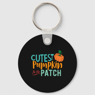 Porte-clés Enfants Plus Mignon Citrouille Dans Le Patch Fun A