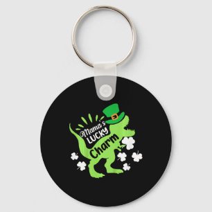 Porte-clés Enfants Saint-Patrick Mamas Charme Chanceux Dinosa