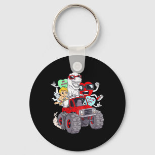 Porte-clés Enfants Valentines Jour Coeurs T Rex Cupid Monster