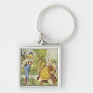 Porte-clés Engendrez William équilibrant une anguille sur so