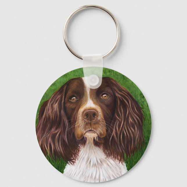 Porte-clés English Springer Spaniel Dog Art - Major (Recto)