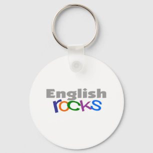 Porte-clés English Teacher "English Rocks" Gifts