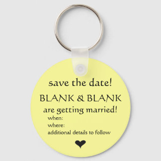 Porte-clés enregistrer la date du keyring