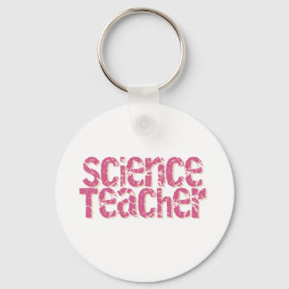 Porte-clés Enseignant en sciences du texte rose