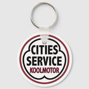 Porte-clés Enseigne Vintage Cities Service koolmotor