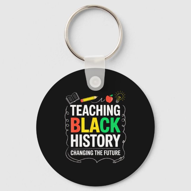 Porte-clés Enseignement de l'histoire des Noirs, changement d (Recto)