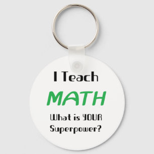 Porte-clés enseignement des mathématiques