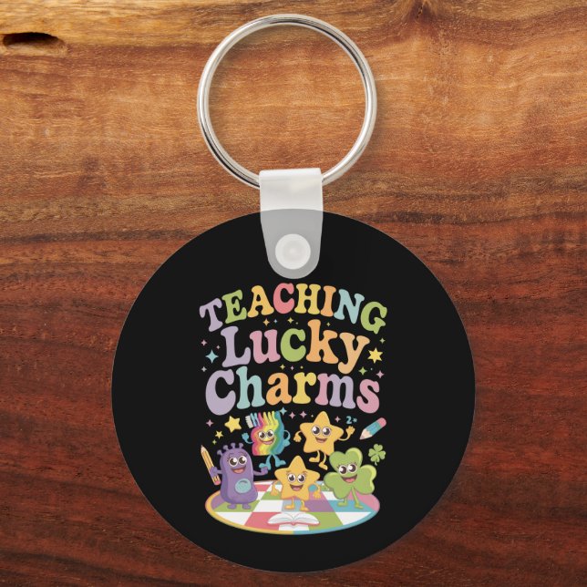 Porte-clés Enseignement Lucky Charms Enseignant St Patricks D (Recto)