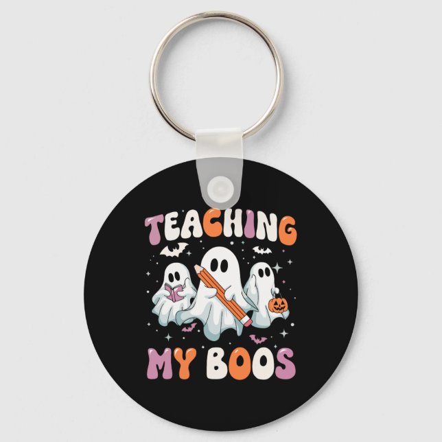 Porte-clés Enseigner à mon professeur de Boos Professeur de f (Recto)