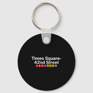 Porte-clés Enseignes de la station de métro de Times Square N