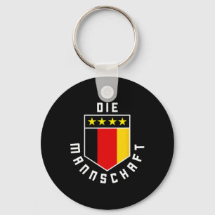Porte-clés Ensemble de maillot de football à drapeau national