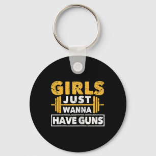 Porte-clés Entraînement Amusant Girl Gym Athlète Girls Just W