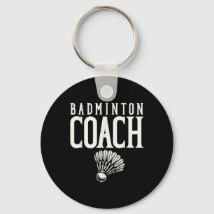Porte-clés Entraîneur de badminton Joueur de badminton Navett