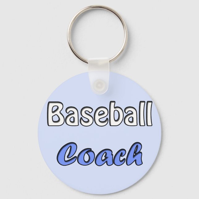 Porte-clés Entraîneur de baseball (Recto)