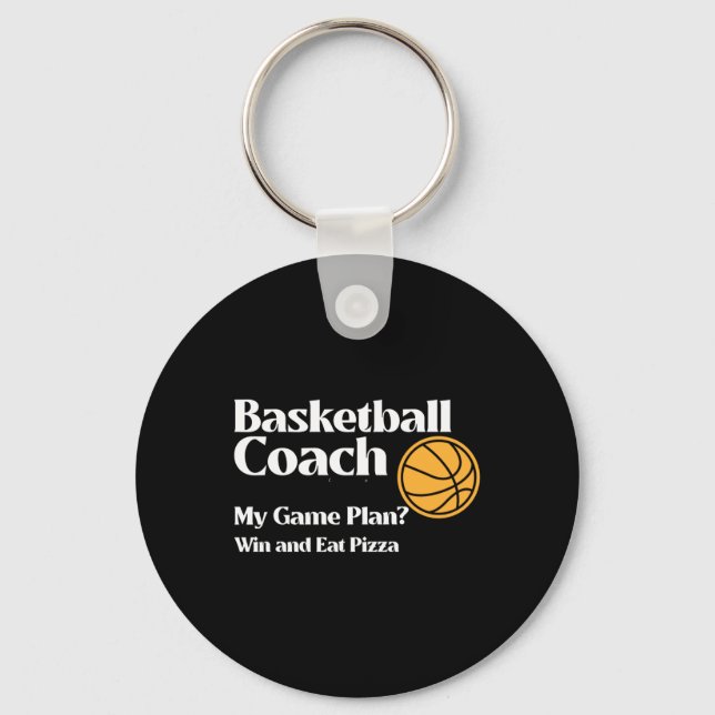Porte-clés Entraîneur de basket-ball (Recto)