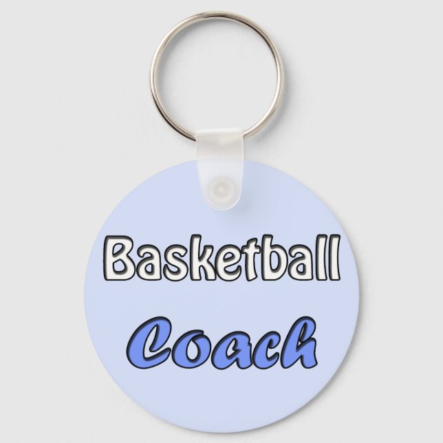 Porte-clés Entraîneur de basket-ball (Recto)