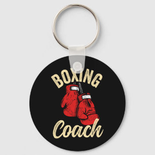 Porte-clés Entraîneur de boxe cool gants rouges kickboxing ki