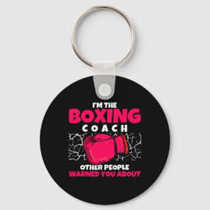 Porte-clés Entraîneur de club de boxe de boxeur de kickboxing
