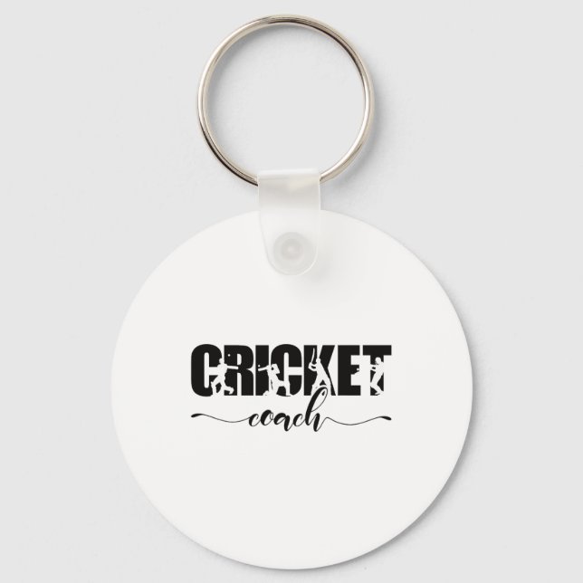 Porte-clés Entraîneur de cricket  (Recto)
